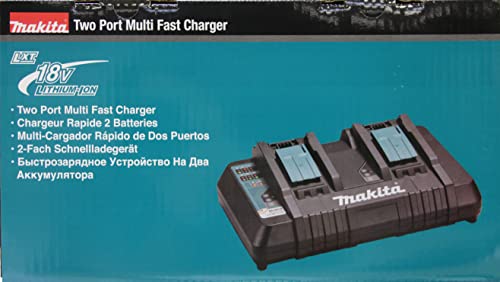 Makita Ladegerät für 14,4 bis 18 V Akkus in Blau/Silber