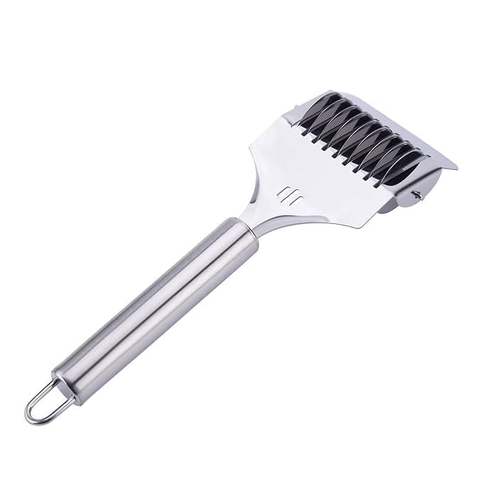 Stainless Steel Pasta Maker Machine Manual Noodle Roller & Dough Cutter for Home Kitchen