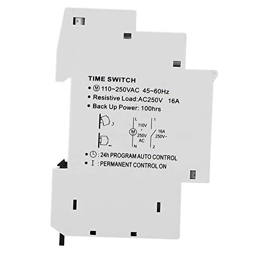 Interrupteur horaire TM610C 220V programmable sur rail DIN pour eclairage public - 6