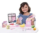 Disney Princess Style Collection Kids Self-Checkout Register Market Set for Children's Pretend Play - Scan, Bag & Pay Just Like at a Real Store! [Amazon Exclusive]