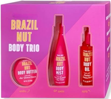 Limited Brazil Nut Body trio set trader joe skin care ( 1 Box )