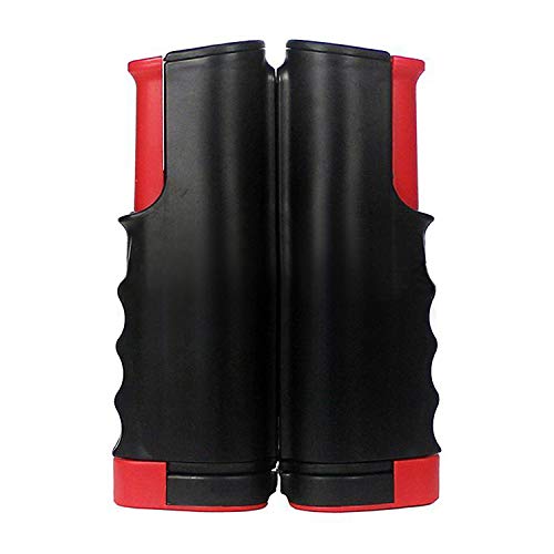 AIRUEEK Red de Tenis de Mesa Retráctil, Soporte de Ping Pong Telescópica Portátil para Mesa de Ping Pong, Escritorio de Oficina, Cocina o Mesa de Comedor.Longitud Ajustable (Black)