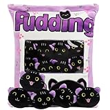 Oreiller multifonctionnel: cet oreiller chat noir est idéal pour le salon, l'appartement, la chambre à coucher, le Bureau, le canapé, la voiture et partout où vous le souhaitez. Cet oreiller de chat en peluche peut être utilisé comme un coussin de câlin, un petit matelas, un tapis de bureau et un jouet en peluche pour répondre à toutes vos attentes.