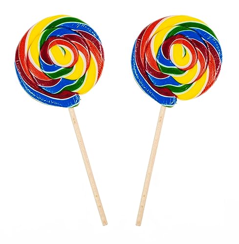 Piruletas Hechas a Mano – Piruletas Redondas con Sabor a Frutas – 25 gramos – Juego de 8
