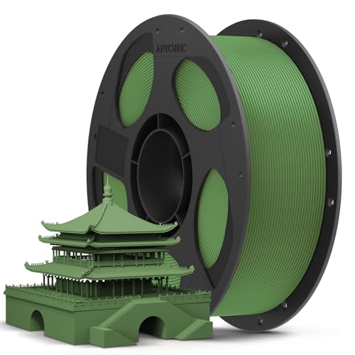 ANYCUBIC Refill PLA und Spool Kit 1KG Beige, 1,75mm Filament 3D-Druckmaterialien mit Hoher Fließfähigkeit, Neatly Wound, Intelligente Identifikation