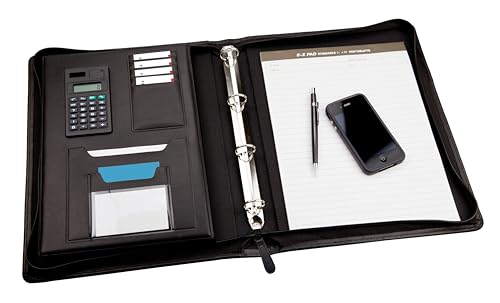 Monolith conférencier zippé 2827 Réunion format A4 noir pour document