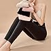Fleece Leggings for Women Thick Leggings for Women Winter High Waisted Warmer Thick Stretchy Black Hiking Tight Fleece Pants Legins para Mujeres Termicas Dark Gray S