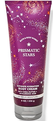 Bath & Body Works Prismatic Stars Ultimate Hydration Body Cream For Women 8 Fl Oz 2- Pack (Prismatic Stars)