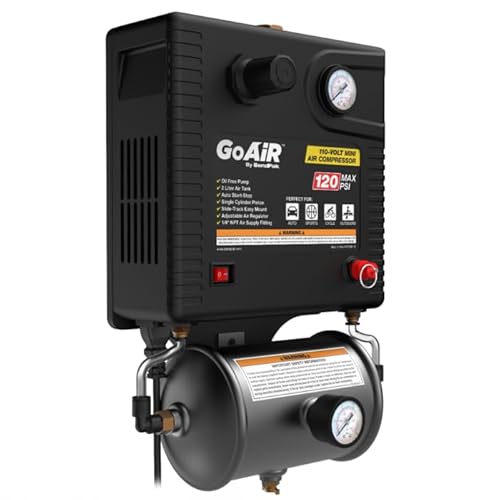 GoAir Mini Air Compressor - 110 Volt - 120 Max PSI