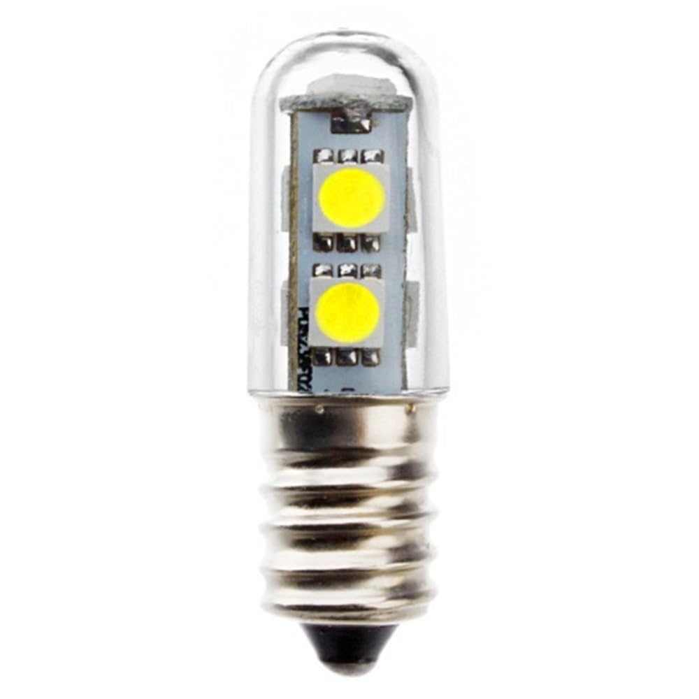 Home Light 20pcs/lot LED Light Bulb E14 AC/DC12V 5050 SMD Sewing Machine Small Light Bulb(6500K Cool White,12V)
