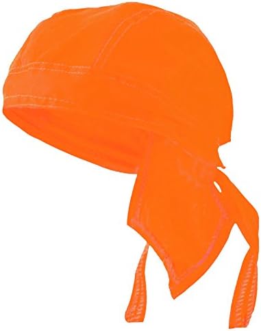 Buy Caps and Hats Blaze Orange Doo Rag Hunting Cap Headwrap Hi-Vis Safety Bandana Halloween
