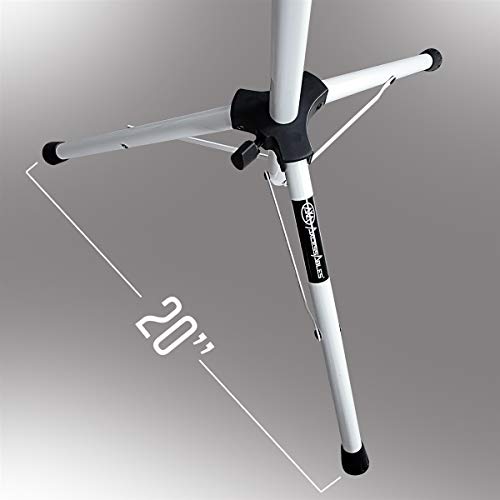 AxcessAbles SM-501 Orchestra Conductor Sheet Music Stand (White)