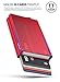 VULKIT Pop Up Card Holder Minimalist Card Case RFID Blocking 2 Double Slim Metal Case for Men or Women (Red)