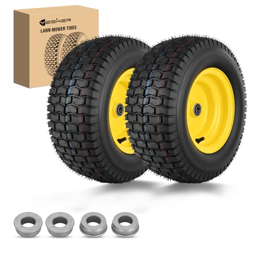 Yesker 16x6.50-8 Riding Lawnmower Tire and Wheel Pneumatic with 3/4 Bearing by Yesker - Used condition - US$82.14