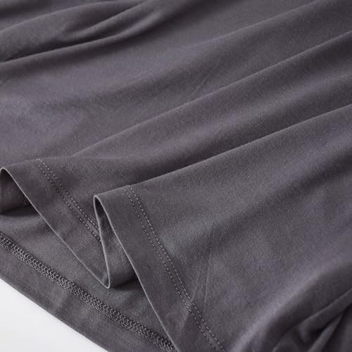 Men's Summer Pajamas Set Short Sleeve Pjs Spring Fall Basic V Neck Bottom Closed Medium Waist Modal Suits2