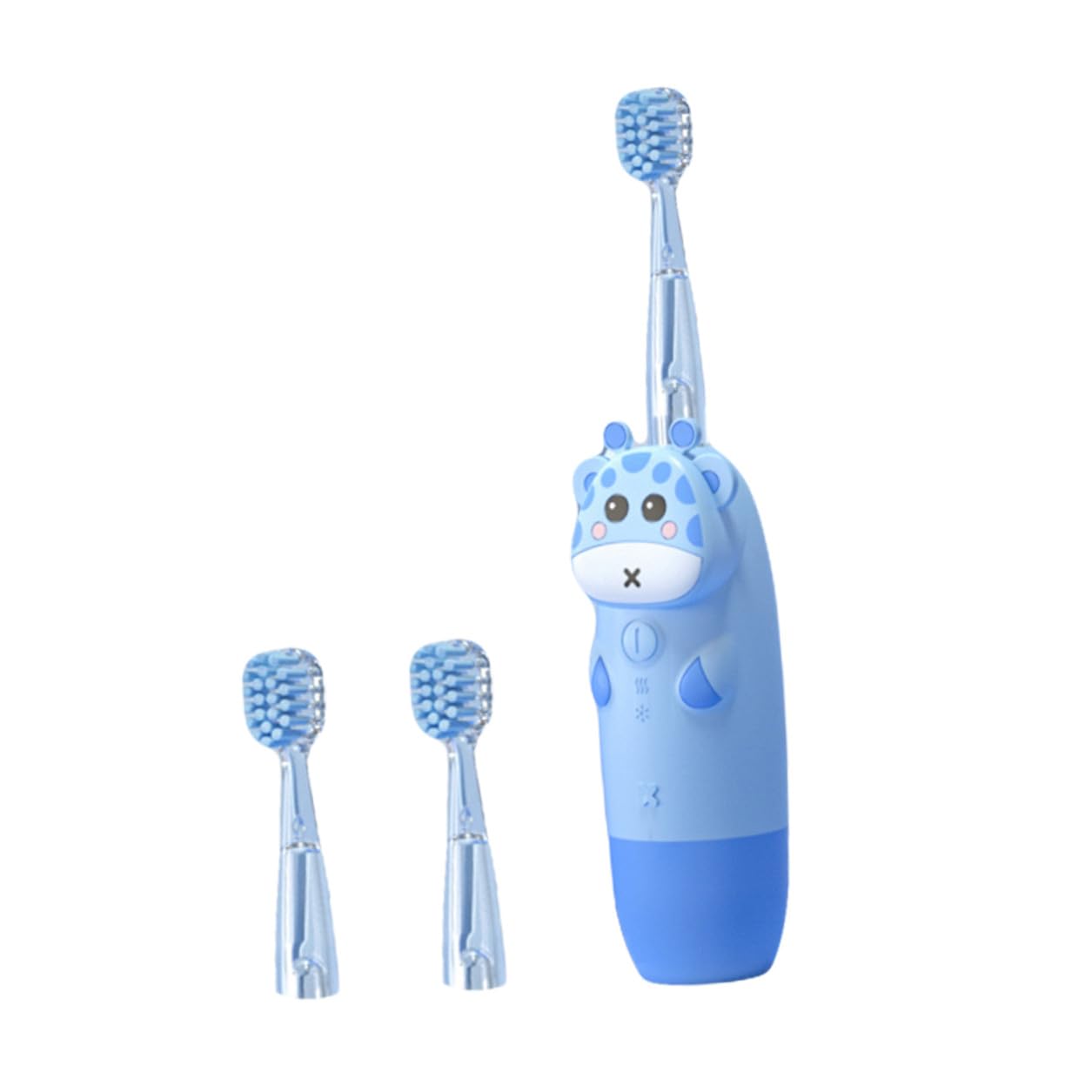 Cepillo de Dientes Eléctrico Sónico con Velocidad Ajustable para Niños Silicona y Pc Adecuado para Cuidado Dental Infantil Diario