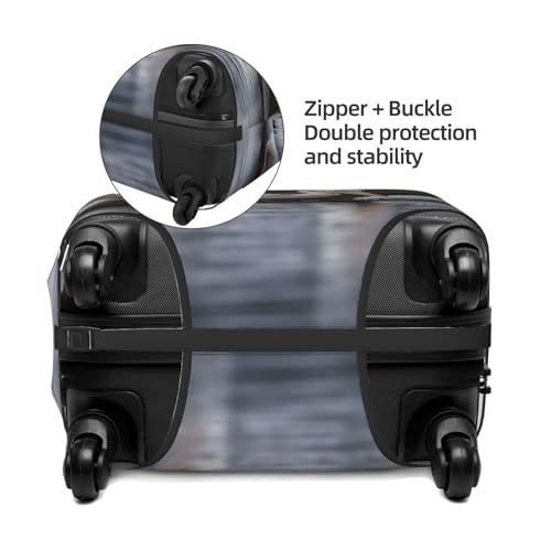 Three Pelicans Luggage Cover for Suitcase TSA Approved Elastic Suitcase Cover Anti-Scratch Travel Luggage Protector Cover Washable Trolley Case Cover Fit 18-32 Inch Luggage X-Large4