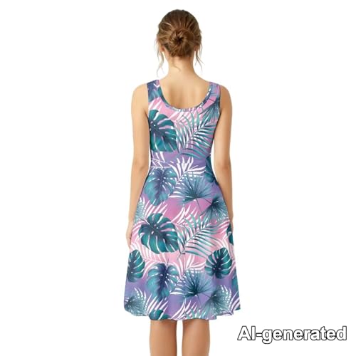 Image of Hawaii Matching Couple Outfits Husband and Wife Clothing Fashionable Mens Casual Shirts Hawaii Dress with Soft Fabric