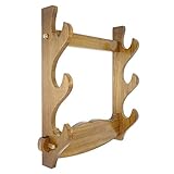 YANQ Solid Wood Sword Holder Wall Sword Holder Sword Holder Flute Flute Weapon Frame Ring Ruler Frame