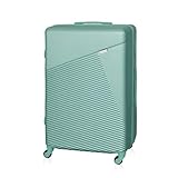 BETLEWSKI - Maleta rígida grande - Maleta de viaje con 4 ruedas - Maleta rígida ligera ABS con cerradura - Modelo Júpiter, verde pastel, large, Maleta