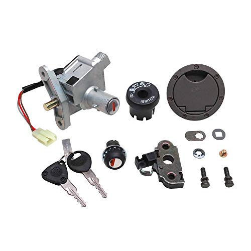 Kit serrure contacteur neiman selle bouchon réservoir type origine scooter MBK 50 Nitro 2003 Neuf