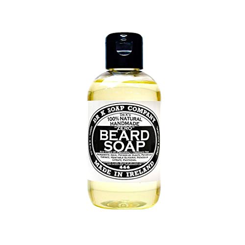 Dr K Soap Company Beard Soap - Zero - duftneutral - 100 ml Bartseife für die Bartpflege - 100% natürliche Inhaltsstoffe
