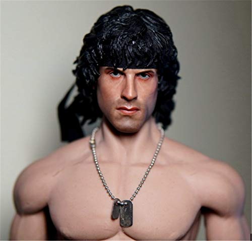 Tête pour figurine d'action de 30,5 cm homme robuste résistant 1/6 HS016