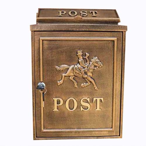 Boîte aux lettres extérieure pour maison individuelle et fixation murale facile