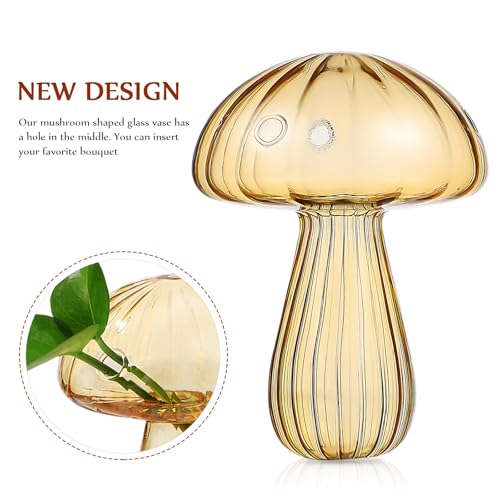 Jarrones de vidrio para flores decorativas y centros de mesa de diseño original 8