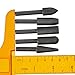 AllGIFT Polishing Burr 5pcs Grey 11mm Cutter Rotary Burr Set Industry Steel Rotary Bit Grinder for Woodworking,Polishing,Grinding