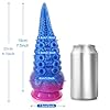 Shkanla Tentakel Monster 22cm Dildo, Realistischer Dildo mit Saugnäpfen, Alien Dragon Fantasy Tier Animal Silikon Dick Dildo, Großes Buttplug Analdildos Dildoschwanz Sexspielzeug für Frauen Männer #1