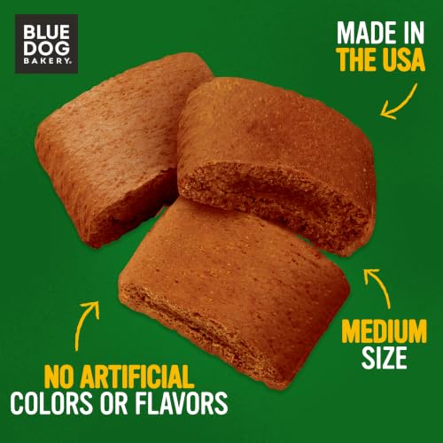Image of Blue Dog Bakery, Softies Apple Cinnamon Chewy, Small Dog Treats 10oz 1pk | Soft & Chewy Oven-Baked Dog Treat Chews, Made with Real Apples & Other Real Premium Wholesome Ingredients in the USA
