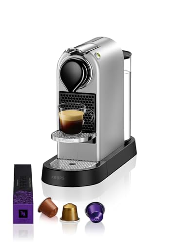 Nespresso Krups Machine à Café Citiz Argent Cafetière à Capsules YY4118FD