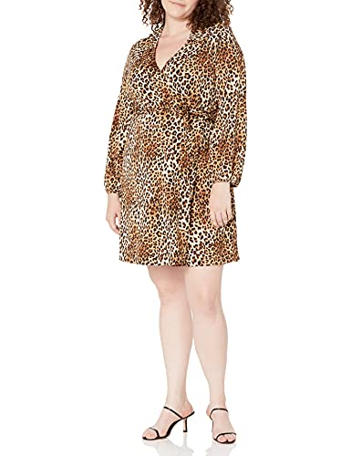 Star Vixen Women's Long-Sleeve Wrap Dress