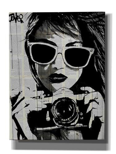 Epic Graffiti 'Shoot' by Loui Jover, Canvas Wall Art, 12"x18"