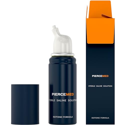 PIERCEMED Piercing Aftercare Spray 70ml - Hypoallergenic, Promotes Healing, Fine Mist, 100% Aerosol-Free, Professional Piercing Care Solution