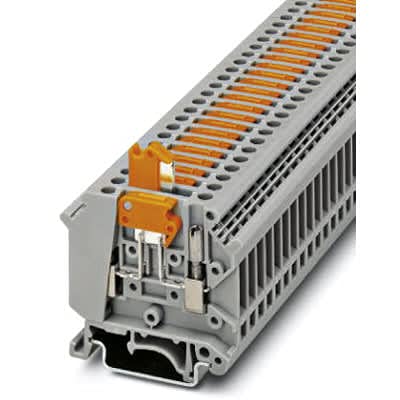 3029538, Knife Disconnect Term Block,Screw Conn, 1row 2conn,16A,500V,L:51mm,W:6.2mm,Orange MTK Series