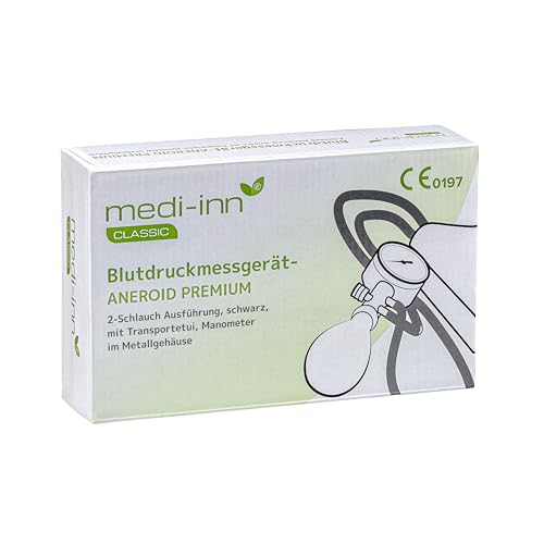 Tensiómetro Esfignomanómetro (Aneroide 2-Schlauch medi-inn Color: Negro