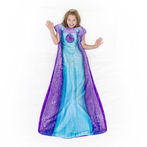 Blankie Tails Mermaid Princess Dress Wearable Blanket for Kids 5-12 - Cozy, Magical, and Fun Sleepover Essential