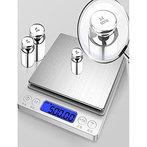 Báscula de Alimentos Báscula de Cocina Digital Báscula de Alimentos, for nutrición y preparación de Comidas, tamaño: 12,7 cm * 10,5 cm. 1 Pieza Balanzas