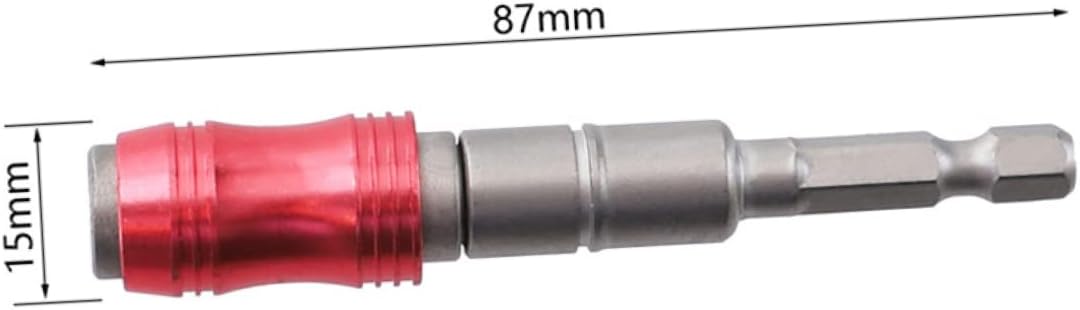 Holibanna Magnetic Bit Holder Extension Bar 20-Degree Bend Power Drill Accessory for Screwdriver Bits Adjustable Magnetic Insert Holder for Easy Use 1-Piece Set