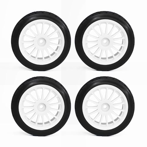 RC�^�C���E�z�C�[�� For HPI RTR WR8 3.0 For Flux For Fiesta 1/8 4 �� 2. "�z�C�[�������^�C�������[ RC �J�[�N���[���[�g���b�N���f���A�b�v�O���[�h���i����(White)