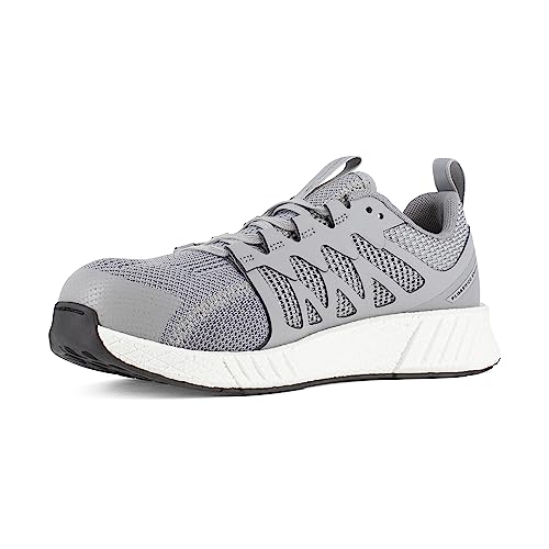 Image of Reebok Mens Fusion Flexweave Work Safety Composite Toe Athletic Work Shoe