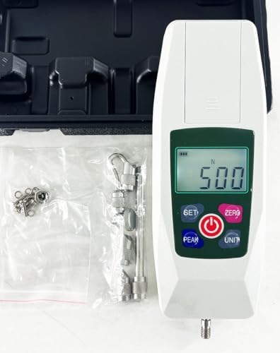 Digital Push Pull Force Gauge Dynamometer with Max Load Value 300N/30kg/65Lb/1080Oz Display Digit 0.1N Built-in Sensor Precision 土1% Automatic Shutdown Ffunction