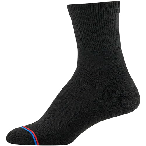 MediPeds Adult Quarter Socks With Non-Binding Top and Cushion, Multipairs4