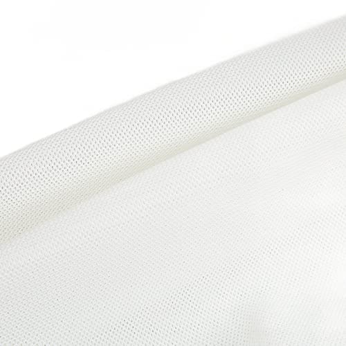 Speaker Grill Cloth, Polyester Breathable Speaker Mesh Cloth Waterproof Dustproof Speaker Mesh Fabric Protector (White) - Image 4