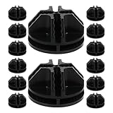 IMIKEYA ワイヤーパネルコネクタ 20個入り プラスチック製ペットケージ留め具 ストレージキューブ接続クリップ DIYキャビネット組み立て用