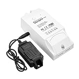 Sonoff TH16 Wi-Fi Temperature & Humidity Switch, with Si7021 Sensor for DIY Smart Home,Wireless Remote Control Home Appliances and Work with Amazon Alexa 1 Set