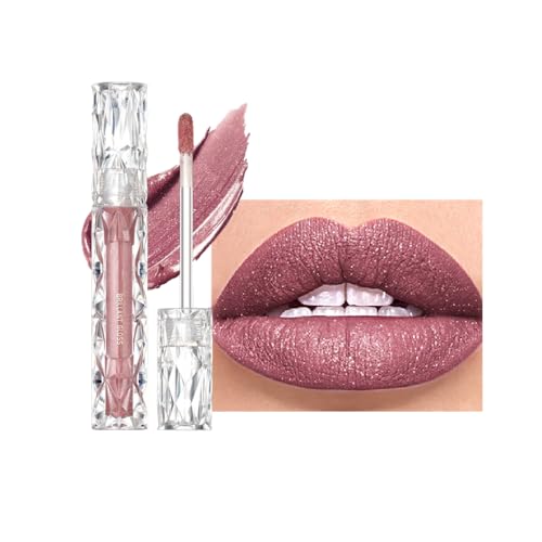 Rossetto opaco perlato, rossetto metallico brillante, formula idratante e nutriente, colori vivaci, lucido e non appiccicoso, trucco labbra a prova di sbavature per un look lussuoso