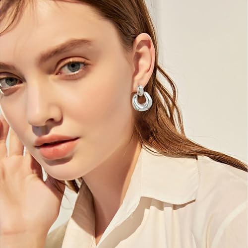 Gold-Silver-Hoop-Dangle-Earrings-For-Women-Statement-Retro-Earrings-Multiple-Styles-Jewelry-for-Birthday-Party-Jewelry 41cWXsCBX7L